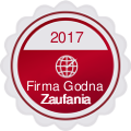 Medal Firma Godna Zaufania 2017